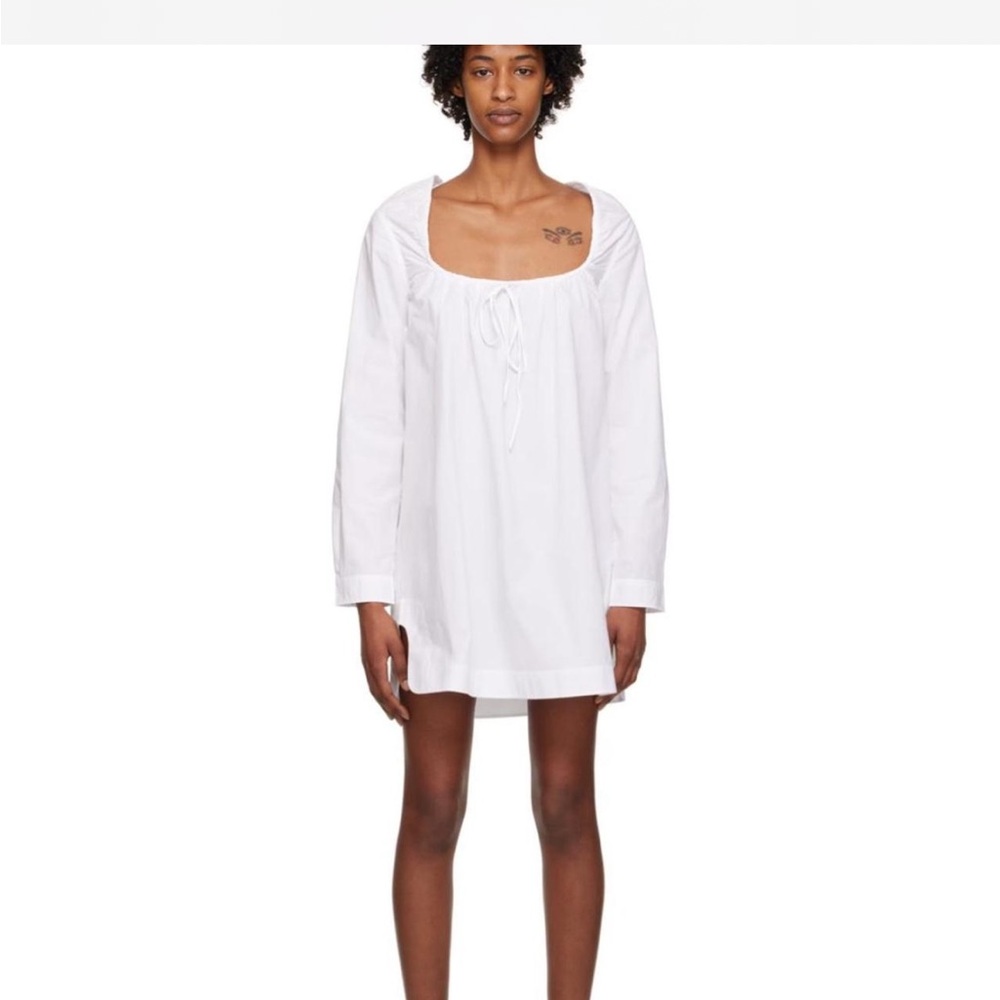 GANNI TUNIC MINIDRESS SHIRT
